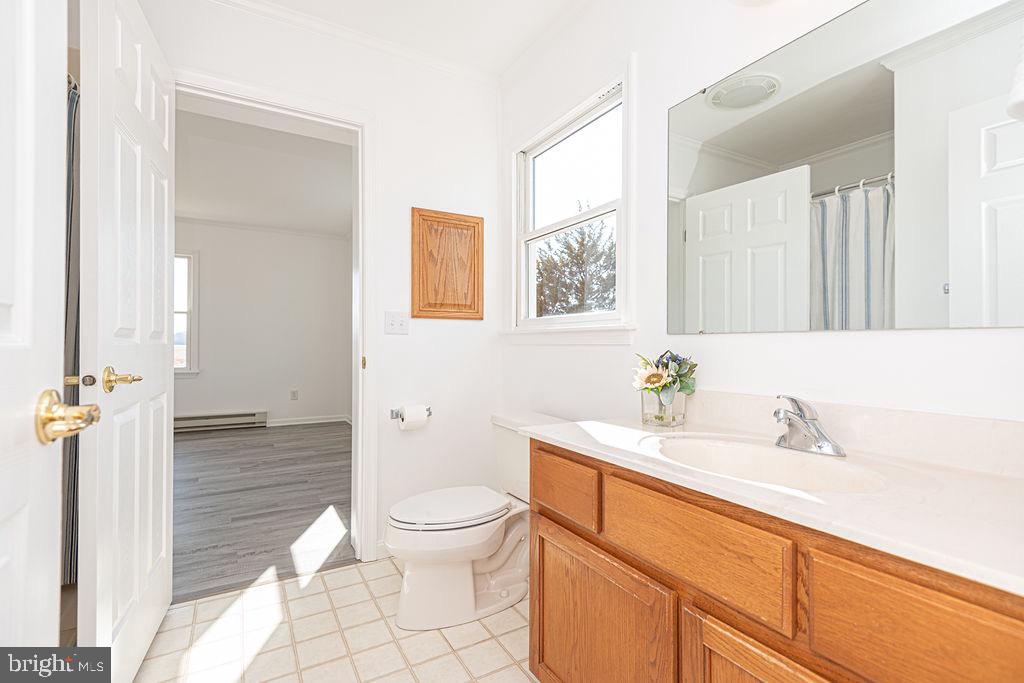 36130 Richland Road Willards, MD 21874 - Photo 14 of 42 a bathroom with a sink a toilet and shower