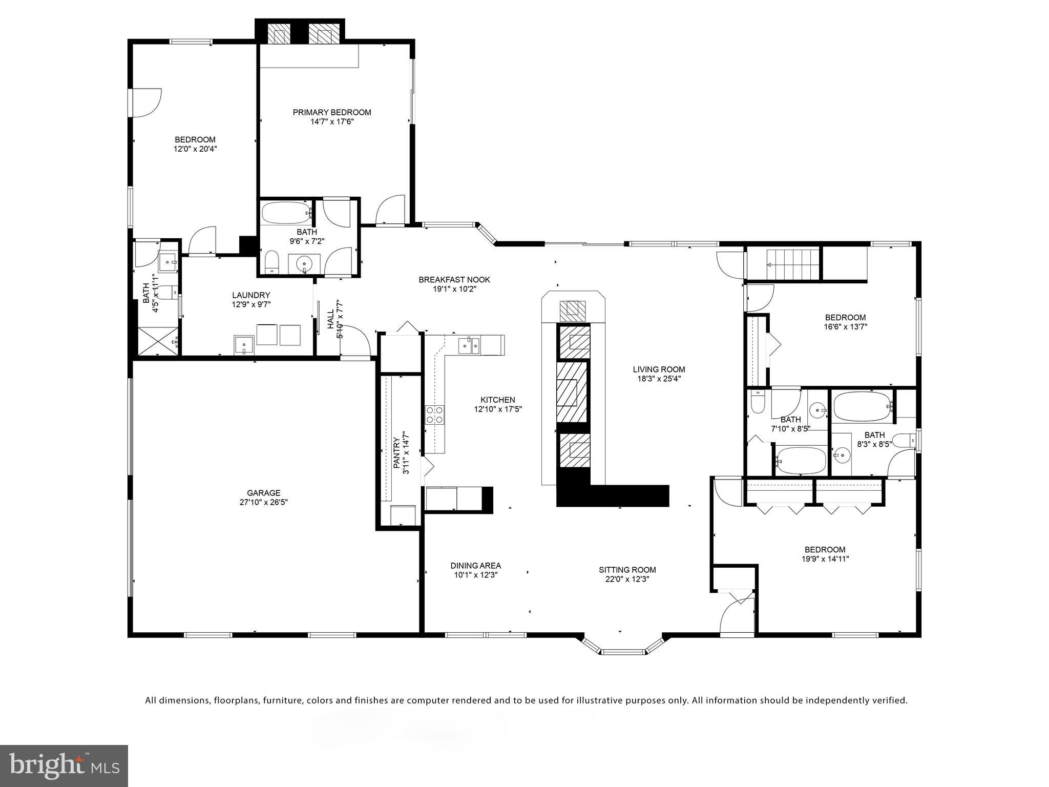 3711 Buffalo Road New Windsor, MD 21776 - Photo 86 of 88 Floor Plan/Sketch of Main Home