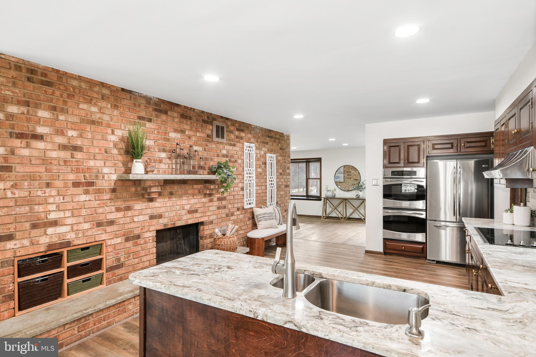 3711 Buffalo Road New Windsor, MD 21776 - Photo 5 of 88 Imagine cooking w/ the brick wall in your kitchen