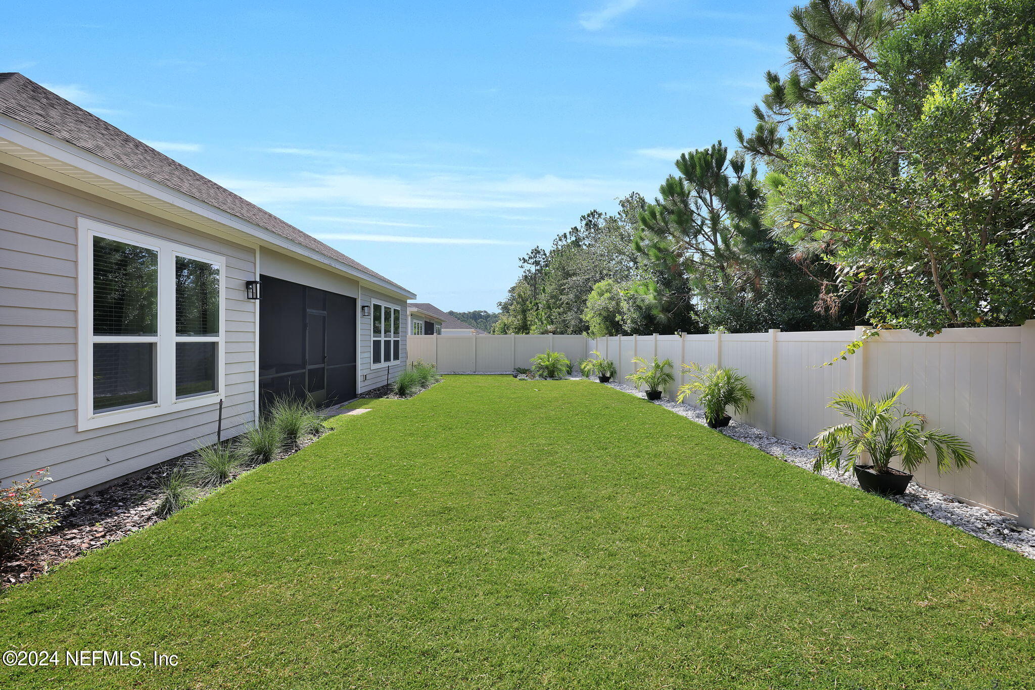 100 Calliel Way St. Johns, FL 32259 - Photo 31 of 50 a view of back yard of the house