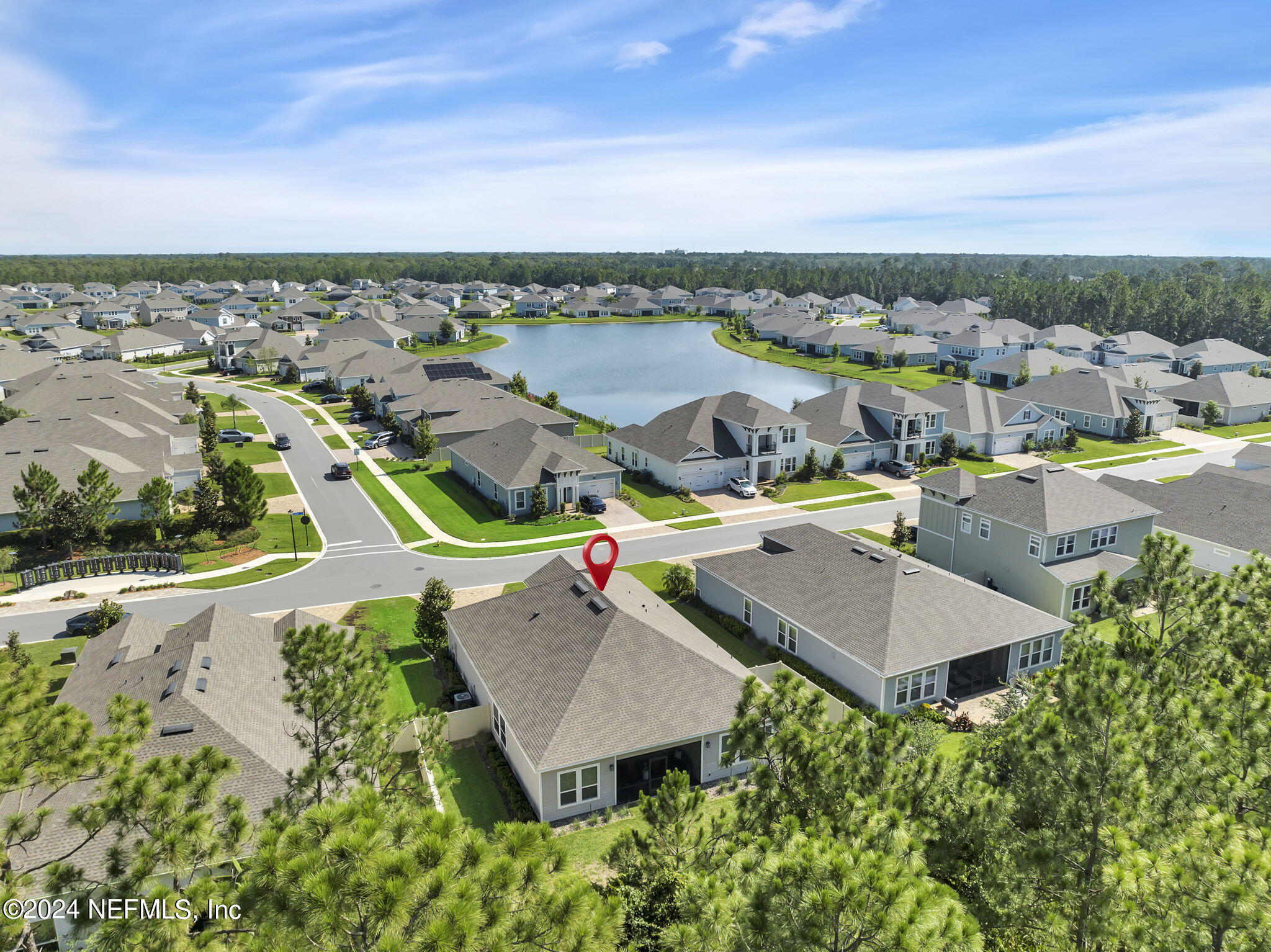 100 Calliel Way St. Johns, FL 32259 - Photo 34 of 50 an aerial view of residential houses with outdoor space