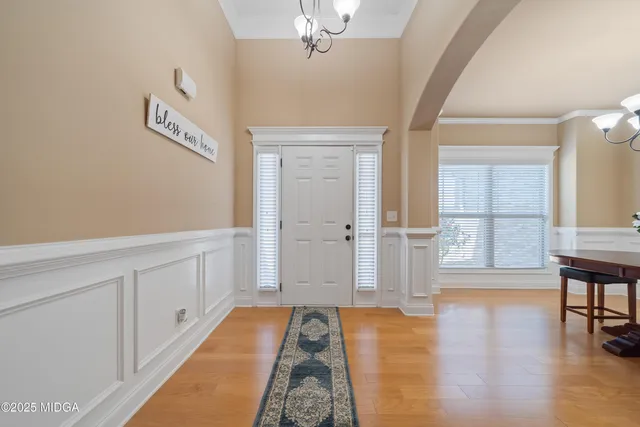 a view of livingroom with furniture and wooden floor
