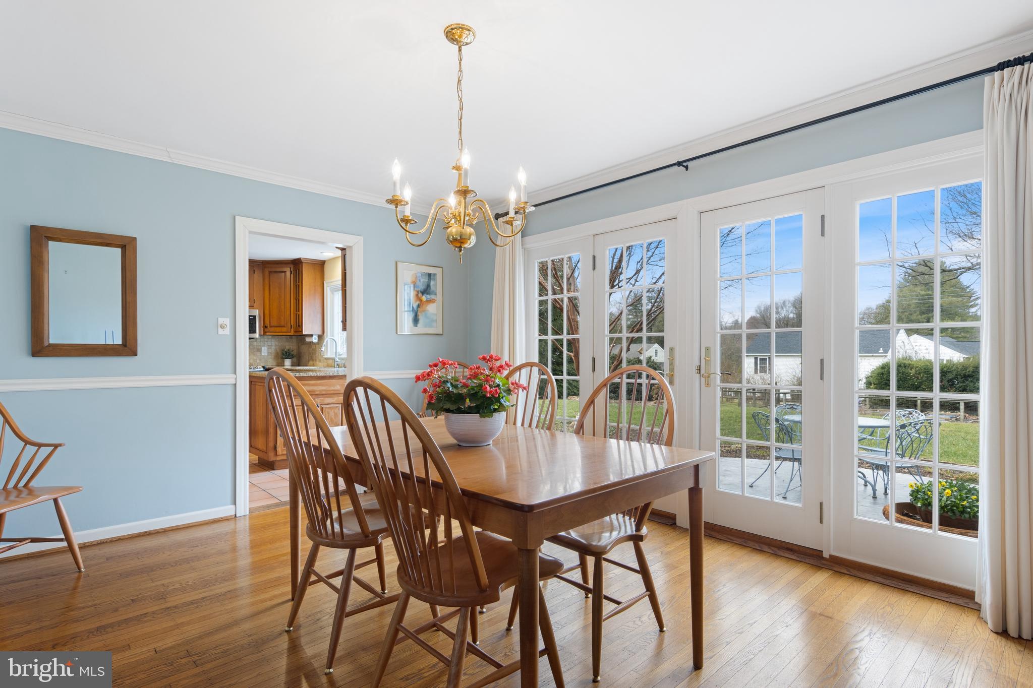 653 Baron Dekalb Road Wayne, PA 19087 - Photo 17 of 32 a view of a dining room with furniture window and wooden floor