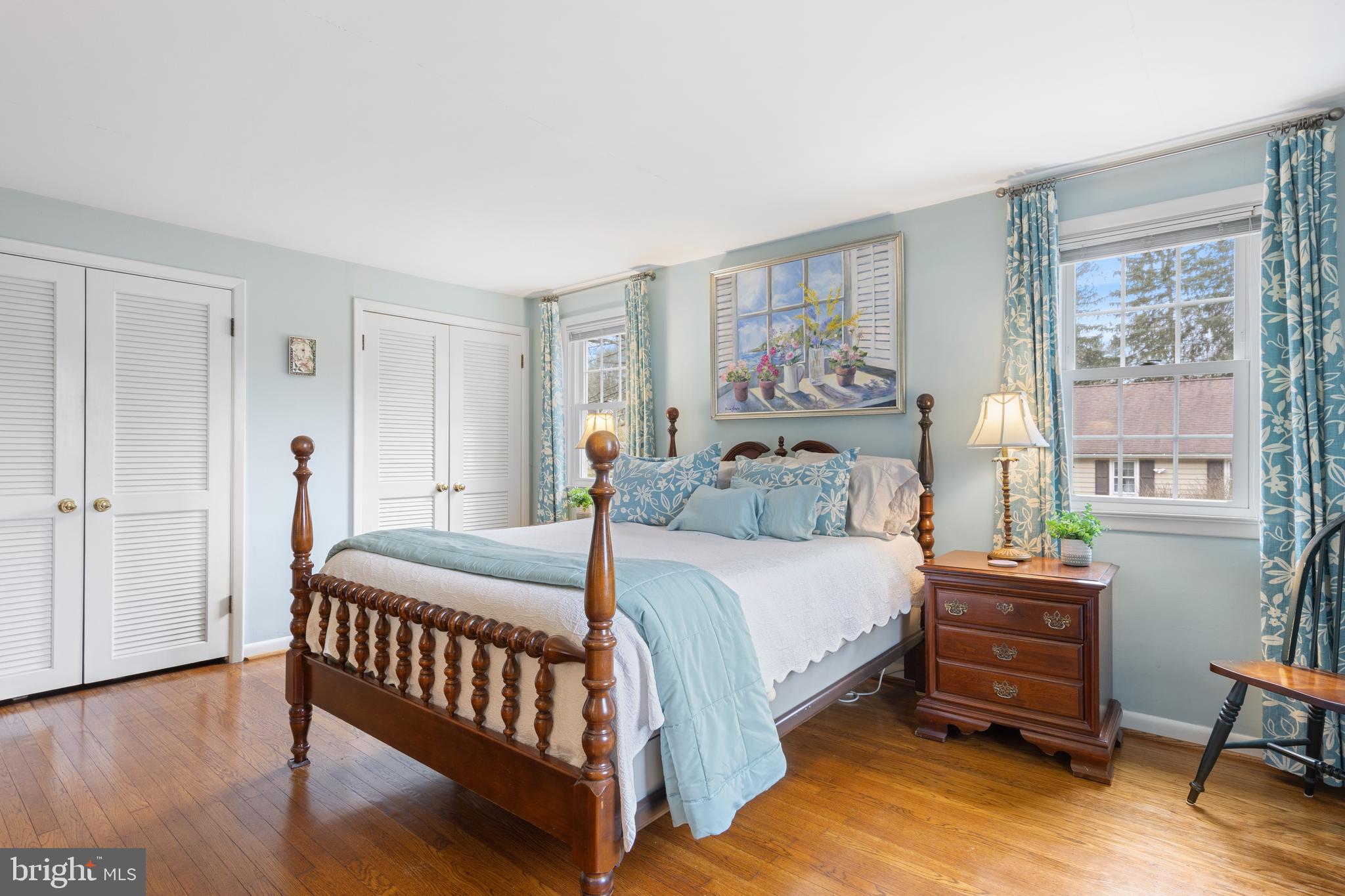 653 Baron Dekalb Road Wayne, PA 19087 - Photo 20 of 32 a bedroom with a bed and a window