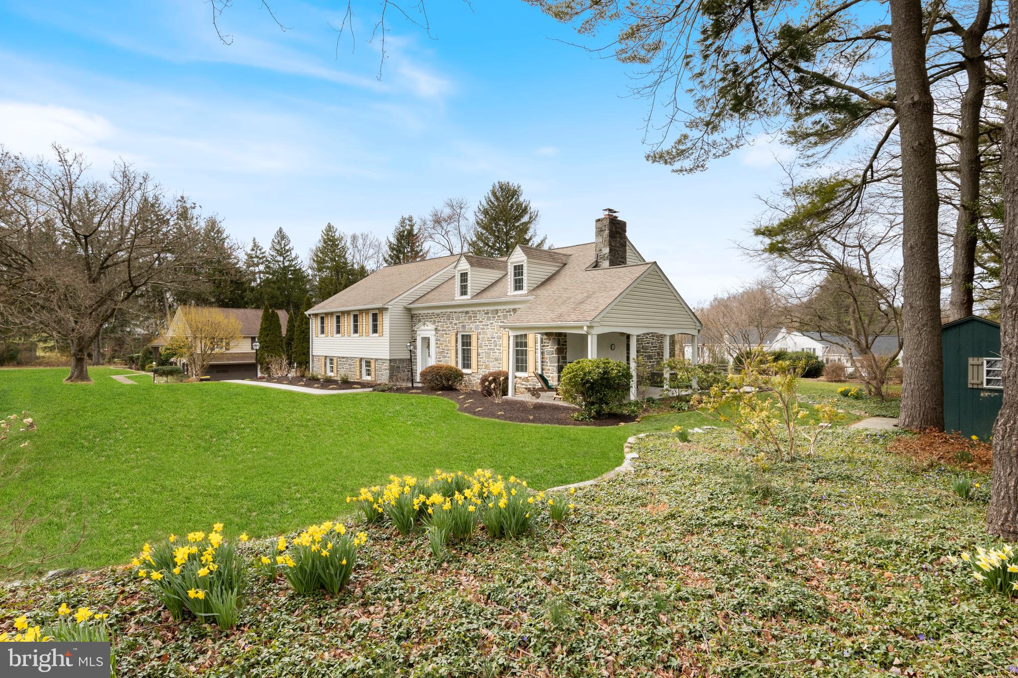653 Baron Dekalb Road Wayne, PA 19087 - Photo 2 of 32 a front view of a house with garden
