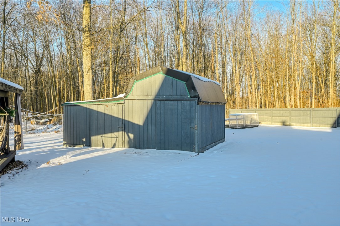 8731 Whipporwill Road Ravenna, OH 44266 - Photo 18 of 45 View of snow covered structure