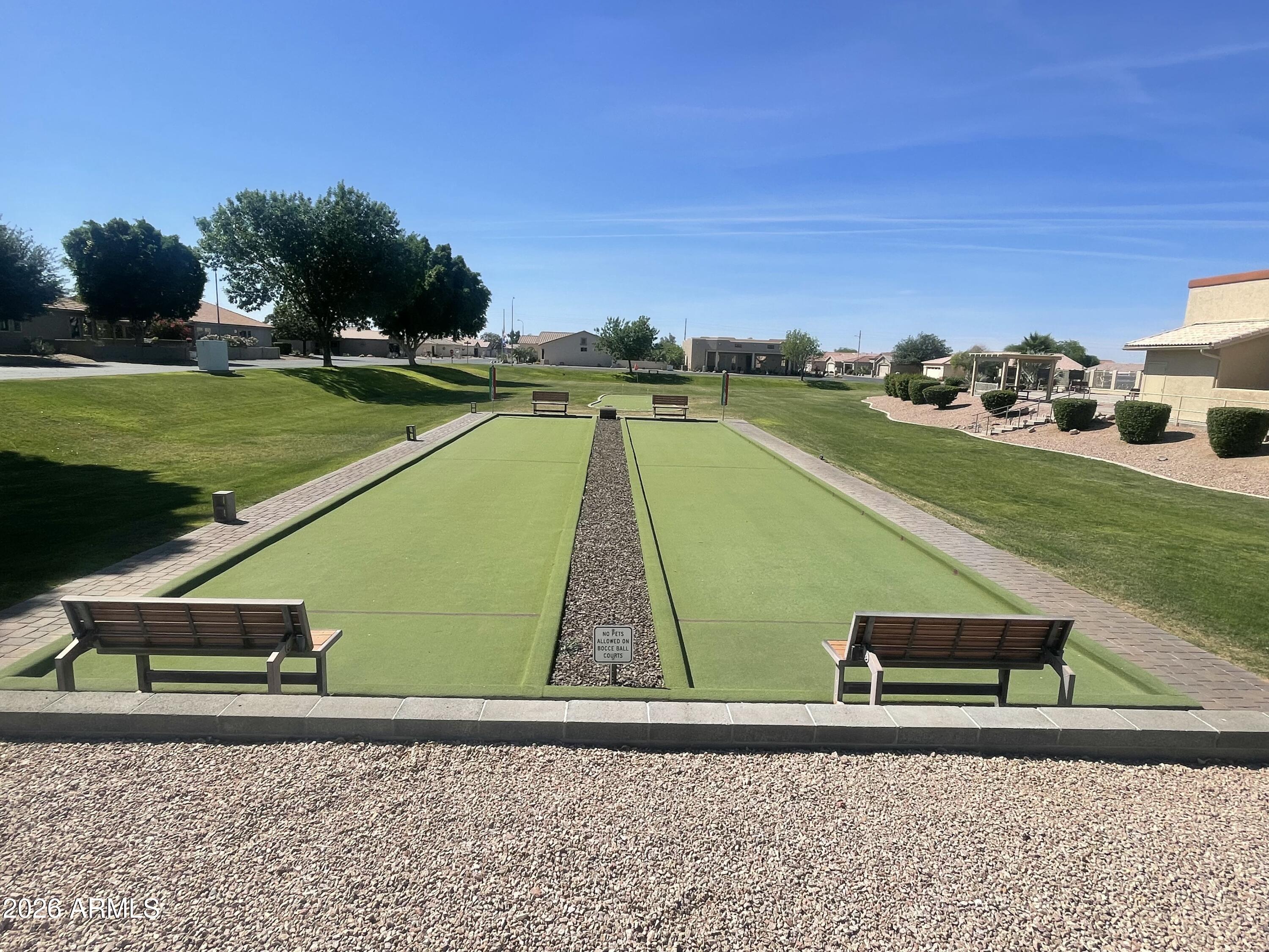 2101 South Meridian Road, Unit 133 Apache Junction, AZ 85120 - Photo 50 of 51 a view of a tennis court