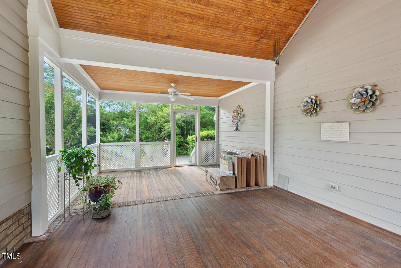30119 Settle Chapel Hill, NC 27517 - Photo 28 of 49 a view of an entryway with wooden floor