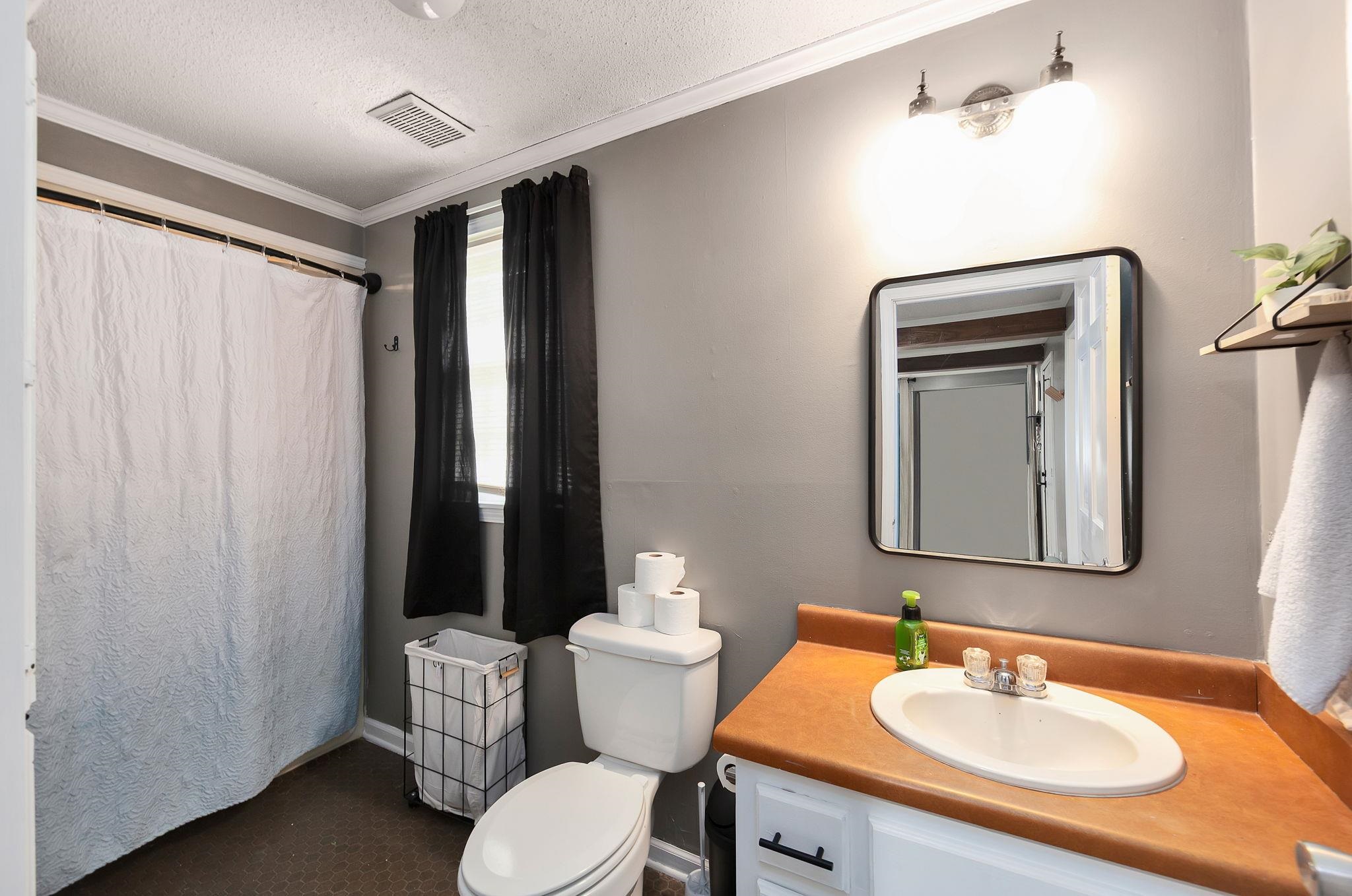 795 Burnett Mills Road Bolivar, TN 38008 - Photo 18 of 29 a bathroom with a sink toilet and mirror