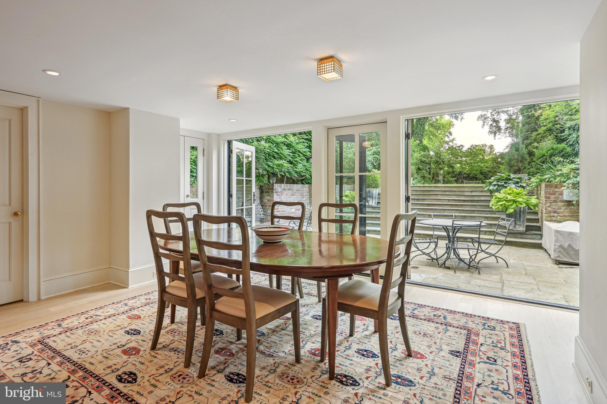 3310 R Street Northwest Washington, DC 20007 - Photo 12 of 31 Outdoor patio is an extension of interior living