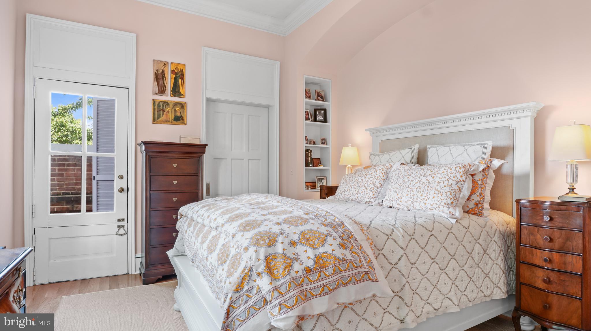 3310 R Street Northwest Washington, DC 20007 - Photo 16 of 31 Private ensuite balcony with Dutch-door.