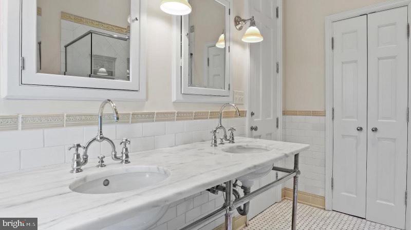 3310 R Street Northwest Washington, DC 20007 - Photo 19 of 31 Primary ensuite with waterworks fixtures