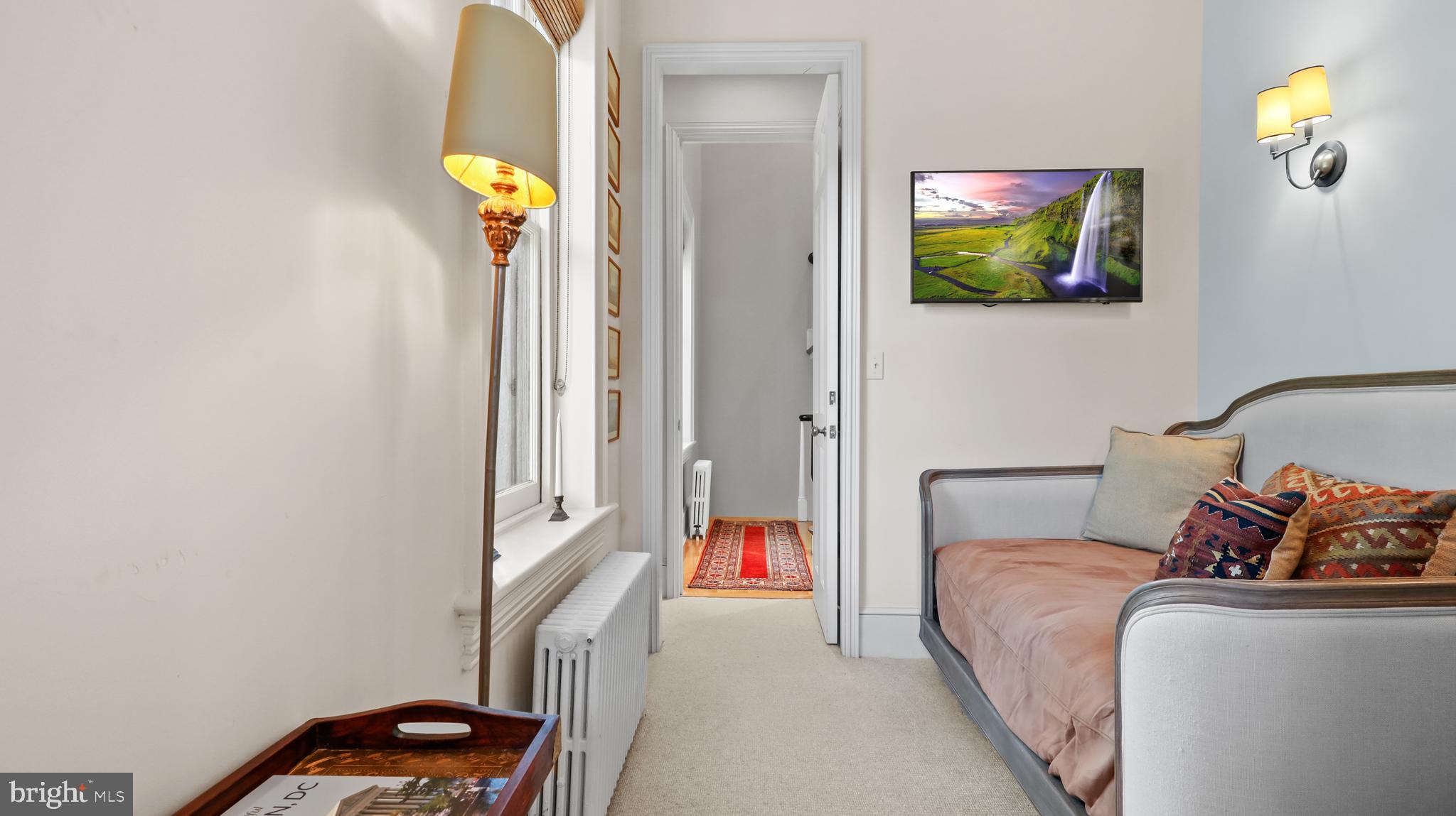 3310 R Street Northwest Washington, DC 20007 - Photo 21 of 31 Bedroom 2/TV Room with sunny northern views.