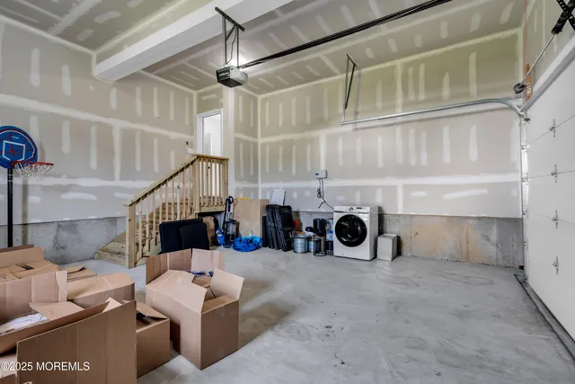 a room with gym equipment