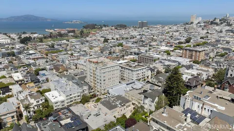 an aerial view of city
