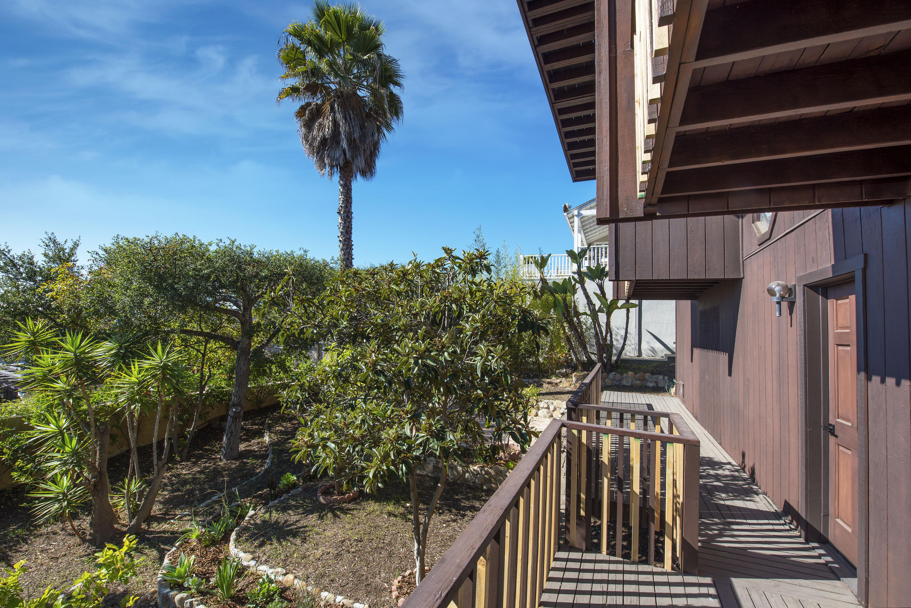 34 Rubio Road Santa Barbara, CA 93103 - Photo 17 of 22 a view of balcony and wooden fence