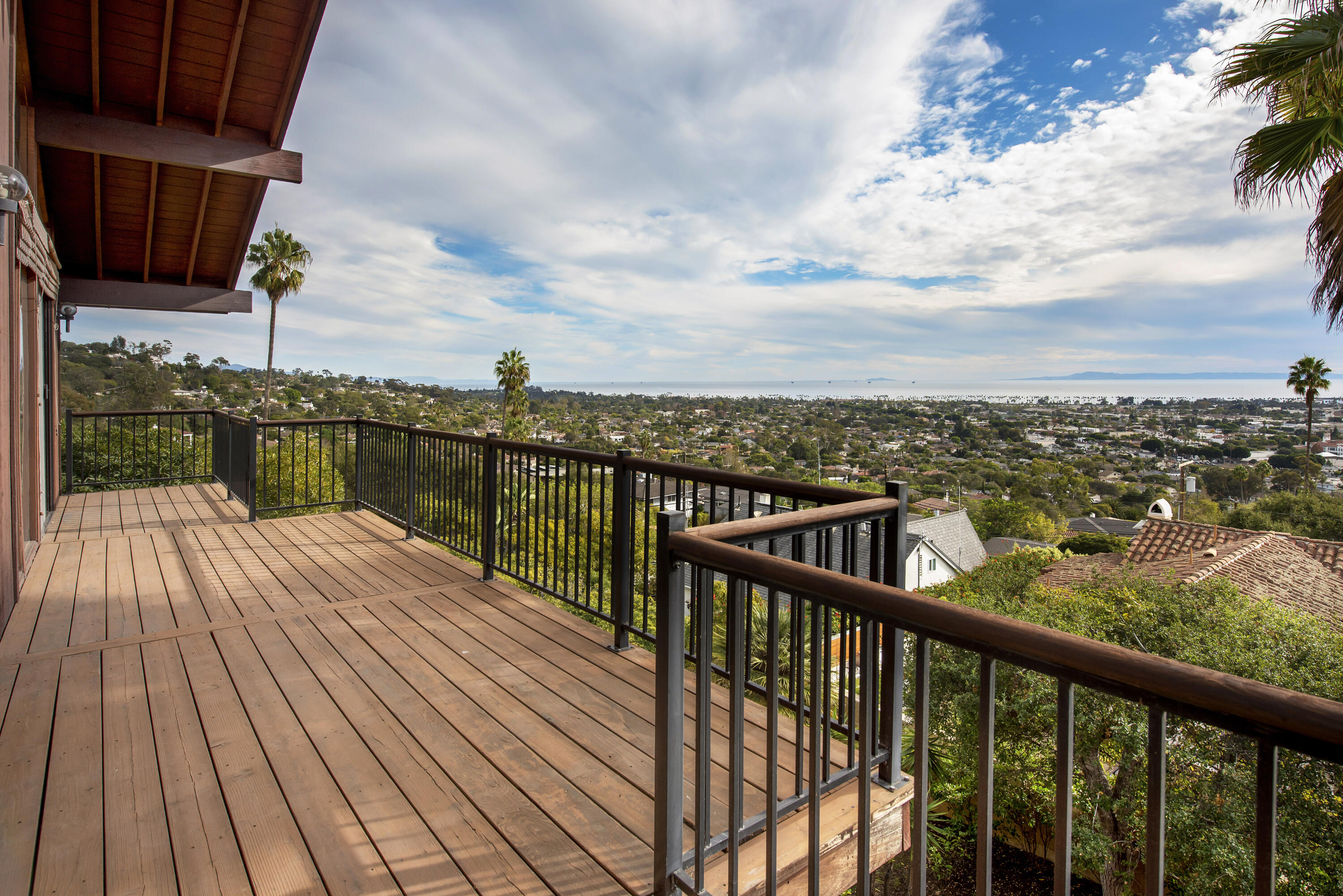 34 Rubio Road Santa Barbara, CA 93103 - Photo 8 of 22 a view of a balcony with wooden floor and city view