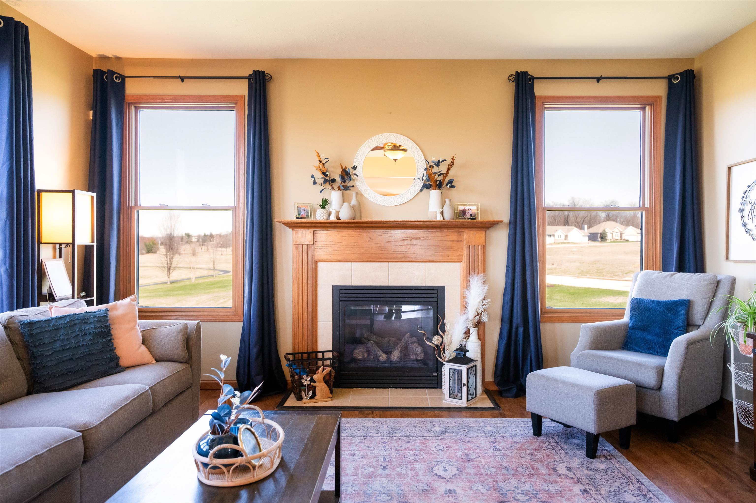 314 Brocket Trail Belvidere, IL 61008 - Photo 12 of 46 a living room with furniture and a fireplace