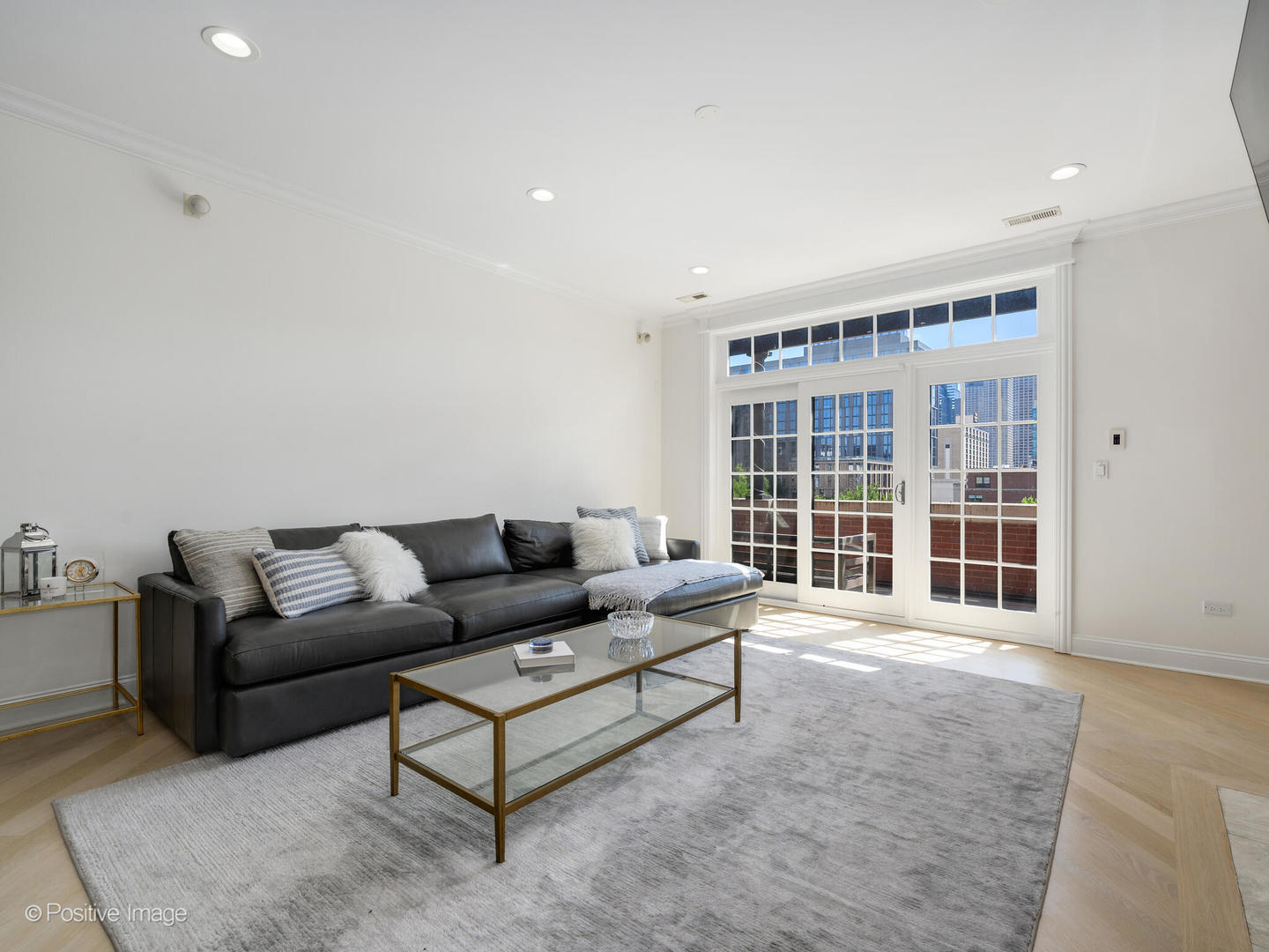 106 South Sangamon Street, Unit 4S Chicago, IL 60607 - Photo 9 of 28 a living room with furniture and windows