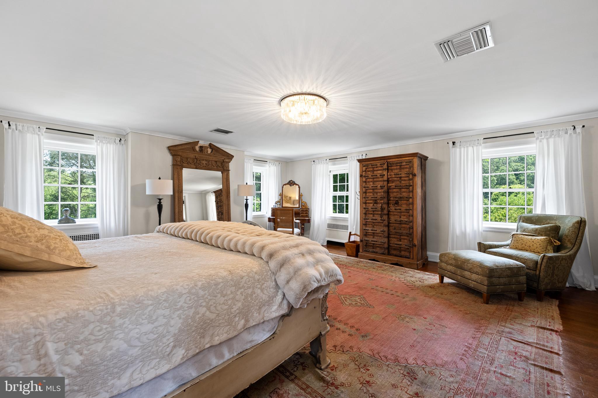 1740 Lenape Road West Chester, PA 19382 - Photo 32 of 91 a bedroom with a bed and glass window