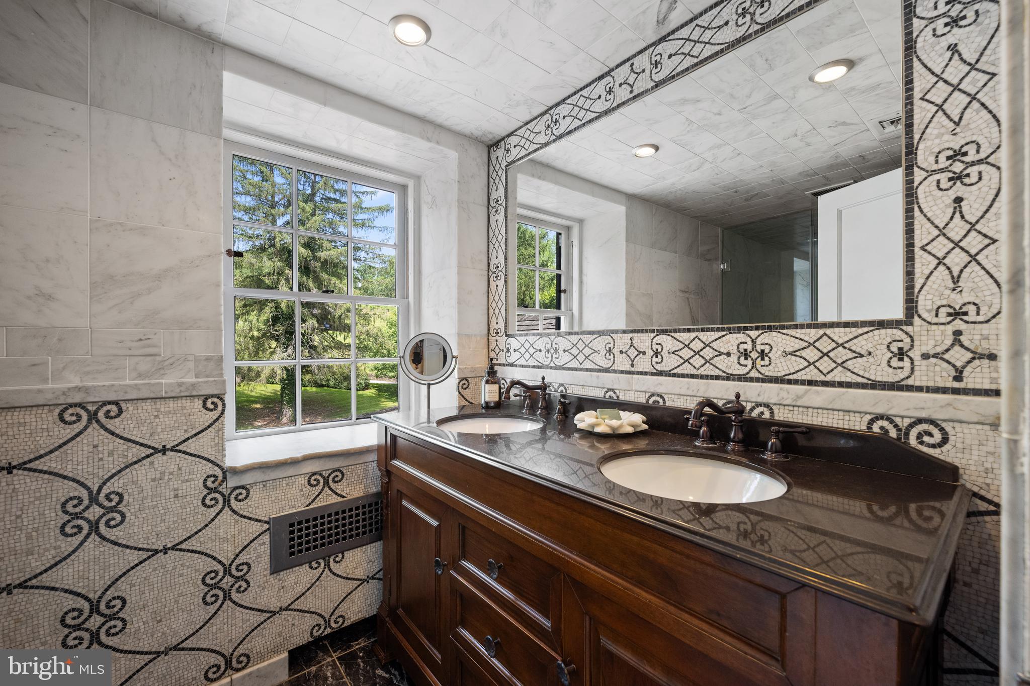 1740 Lenape Road West Chester, PA 19382 - Photo 41 of 91 Great Tile Work with Double Sink Vanity