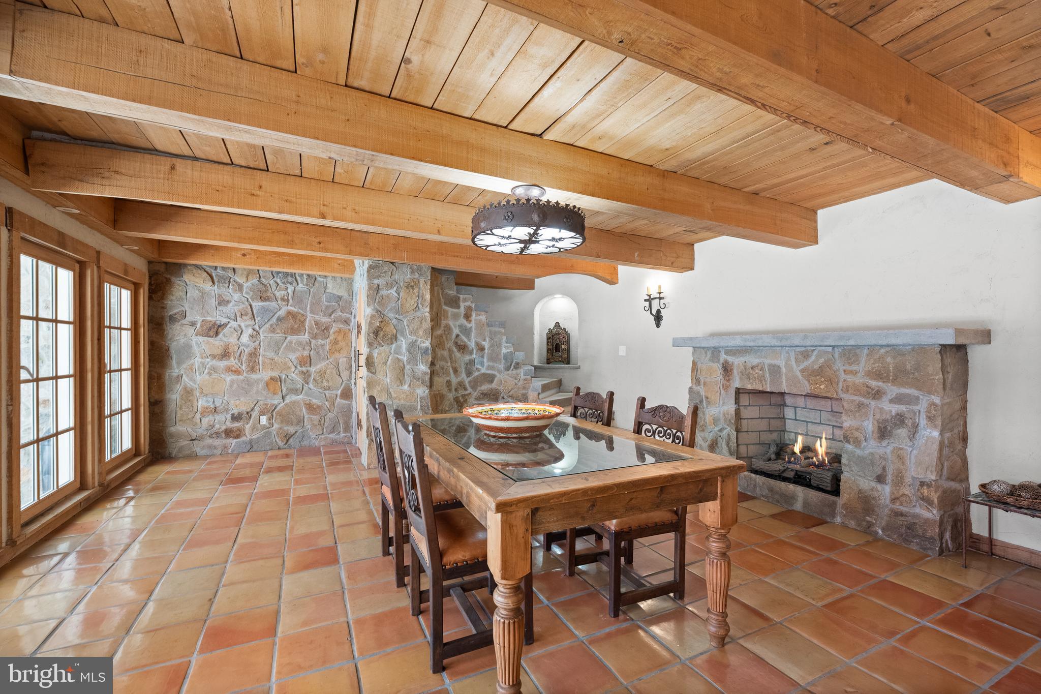 1740 Lenape Road West Chester, PA 19382 - Photo 58 of 91 Stone Propane Fireplace