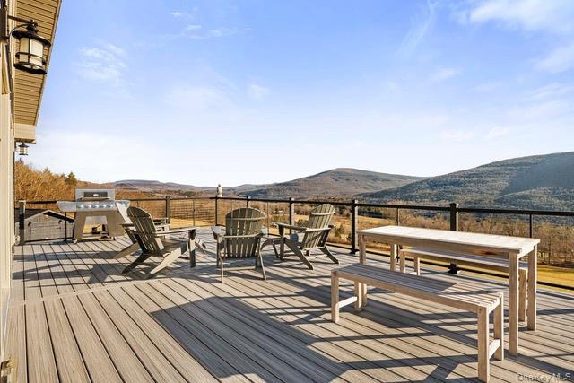 130 Hanley Road Fleischmanns, NY 12430 - Photo 9 of 39 a view of a terrace with seating area