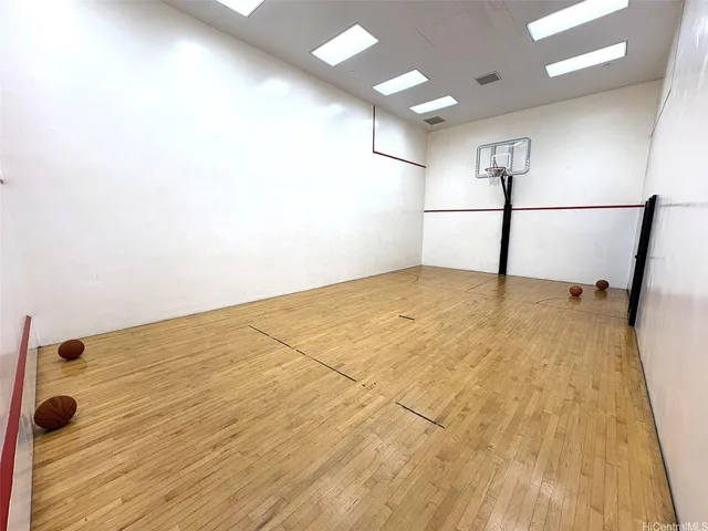 a view of a livingroom with furniture and wooden floor
