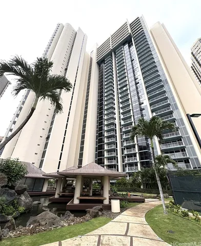 a front view of a building