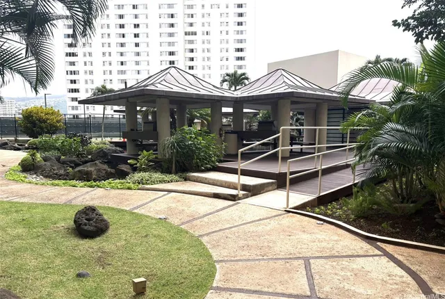 a view of swimming pool with outdoor space