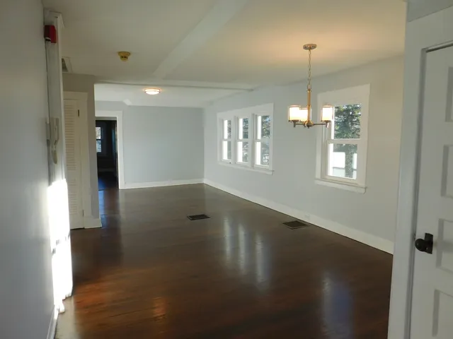 a view of a room with window