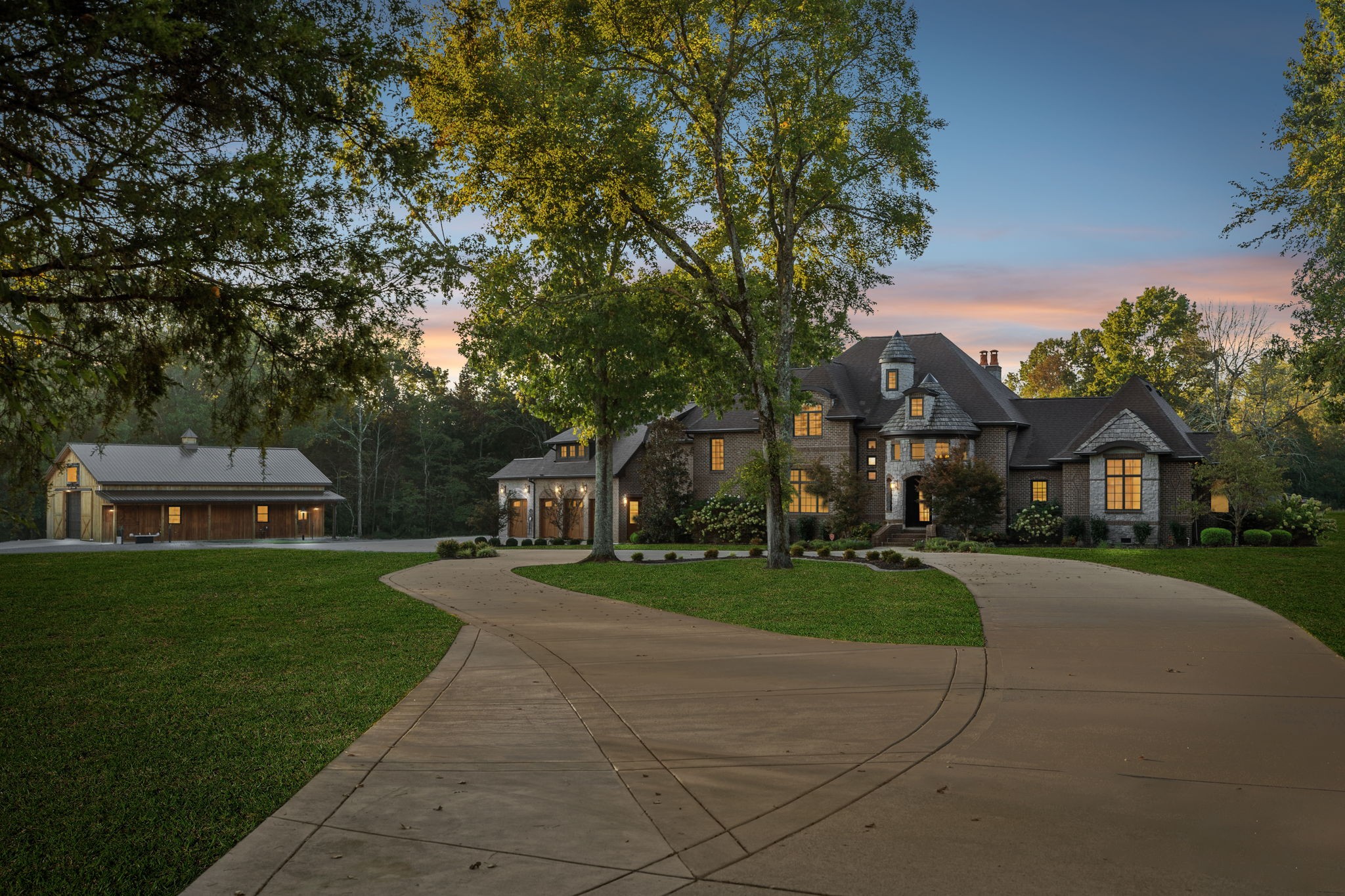 1856 Mires Road Mount Juliet, TN 37122 - Photo 2 of 93 a front view of a house with a yard and trees
