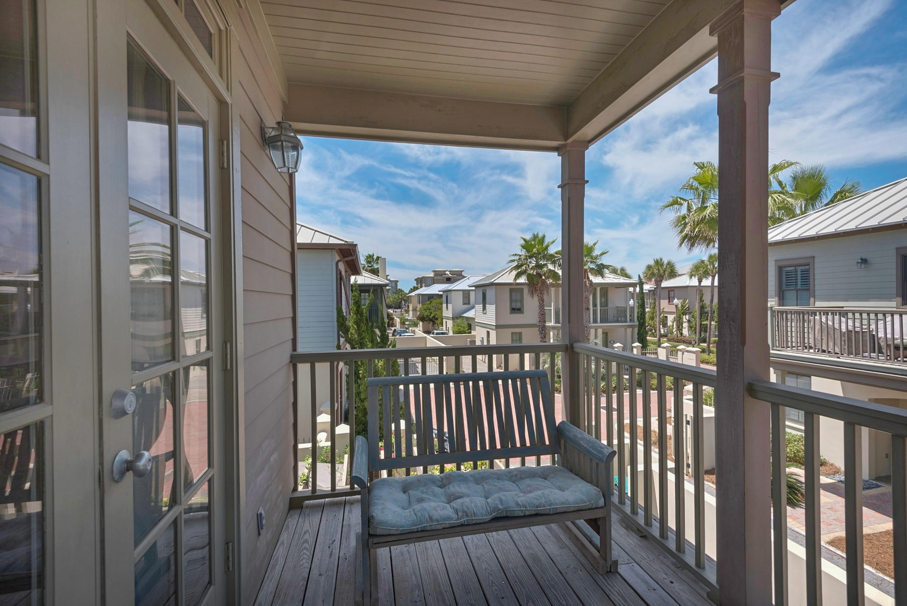 31 Sunset Beach Blvd Inlet Beach Inlet Beach, FL 32461 - Photo 17 of 28 a view of a balcony with wooden floor
