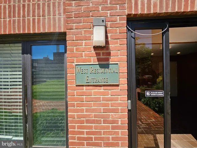 a view of a door of the house