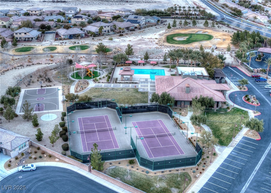 7404 Eggshell Drive North Las Vegas, NV 89084 - Photo 38 of 39 Aerial perspective of amenity areas
