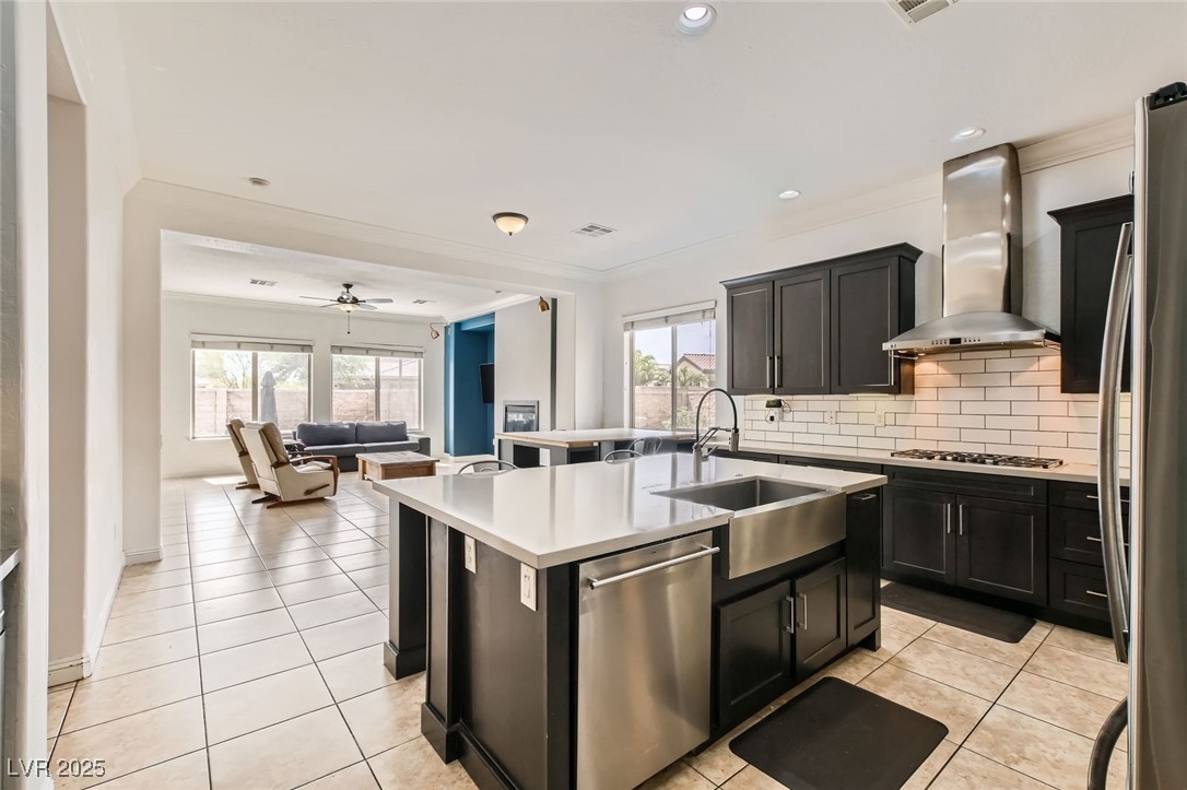 7404 Eggshell Drive North Las Vegas, NV 89084 - Photo 10 of 39 Kitchen featuring stainless steel appliances