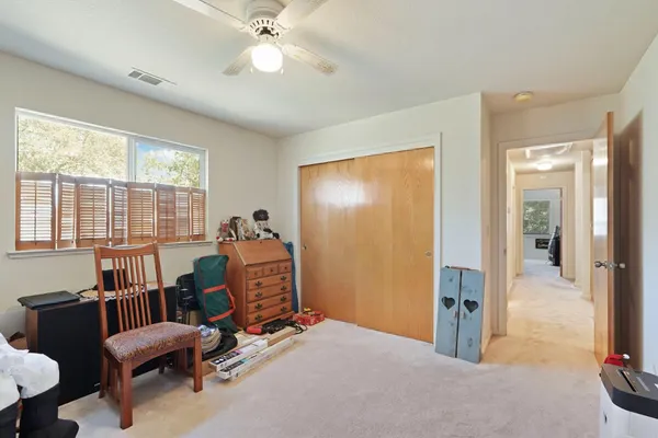 a view of empty space with mountain view