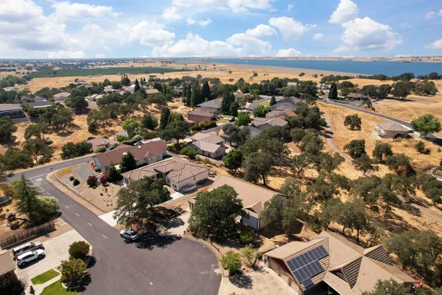 a view of swimming pool with a yard