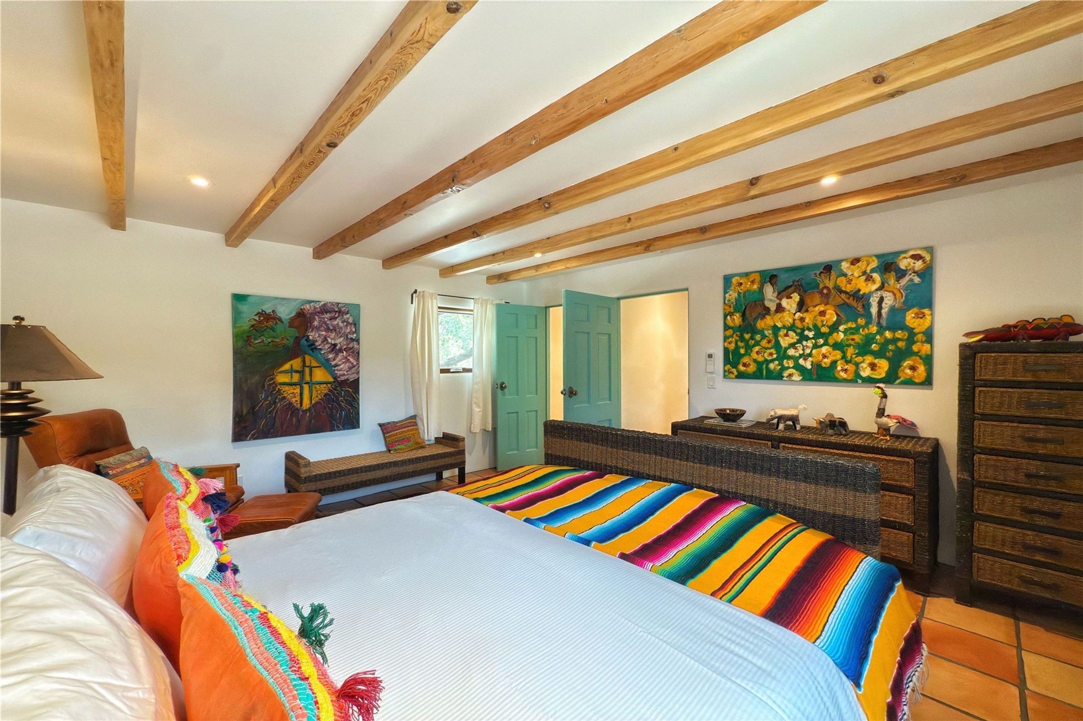 1352 Bishops Lodge Road Santa Fe, NM 87506 - Photo 53 of 66 Dancing Hare bedroom #2