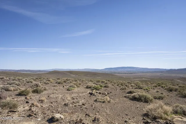 a view of an outdoor space and mountain view