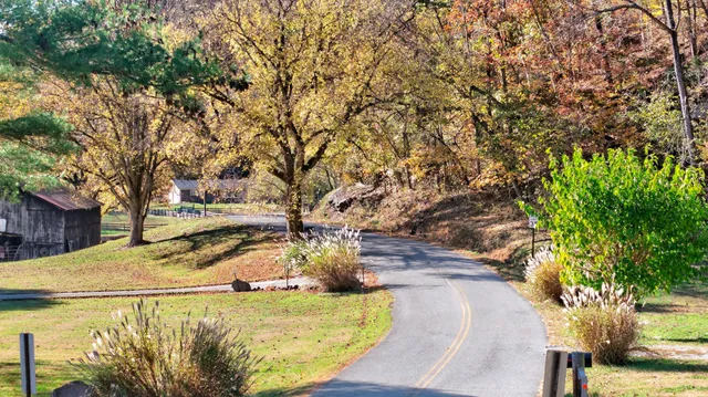 a view of city and mountain
