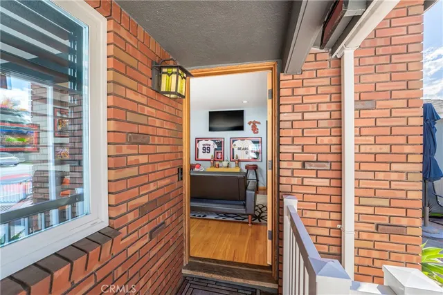 a outdoor living space with furniture