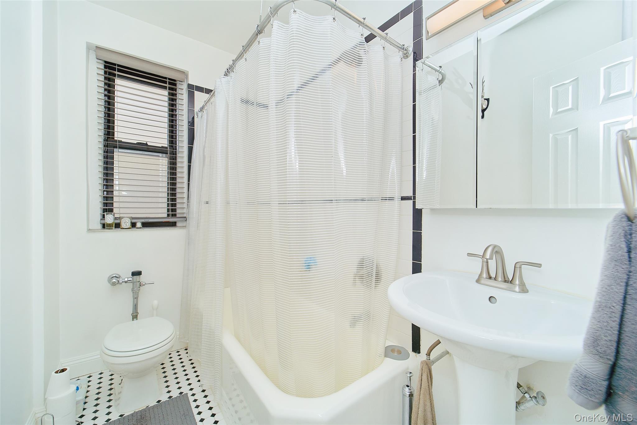 2962 Decatur Avenue, Unit 4D Bronx, NY 10458 - Photo 19 of 21 a bathroom with a sink a toilet and shower
