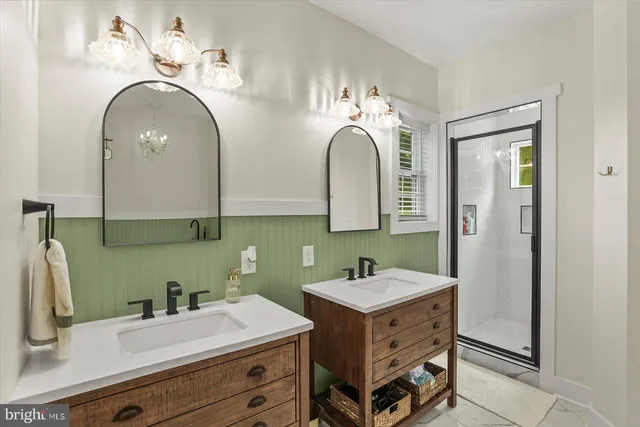 a bathroom with a sink and bathtub