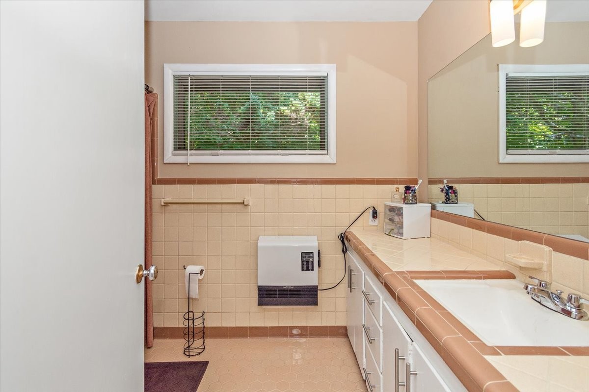19 Horseshoe Bend Road Leoma, TN 38468 - Photo 16 of 29 a bathroom with a sink a vanity and a window