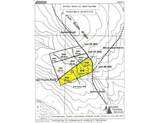 Lot 64 Aurora Road Springfield, ME 04487 - Photo 1 of 1 Plat Map.