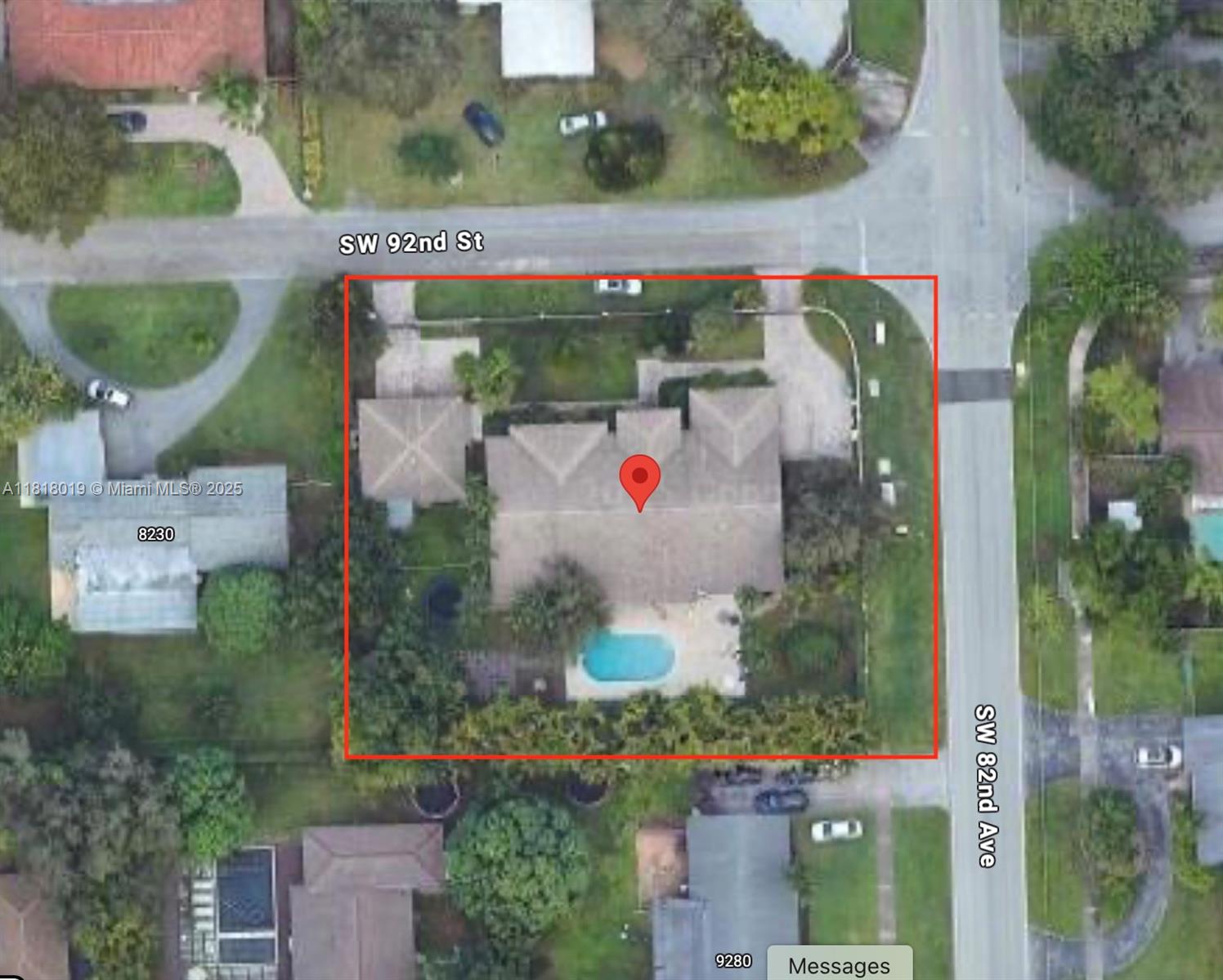 8200 Southwest 92nd Street Miami, FL 33156 - Photo 21 of 21 an aerial view of a house with outdoor space