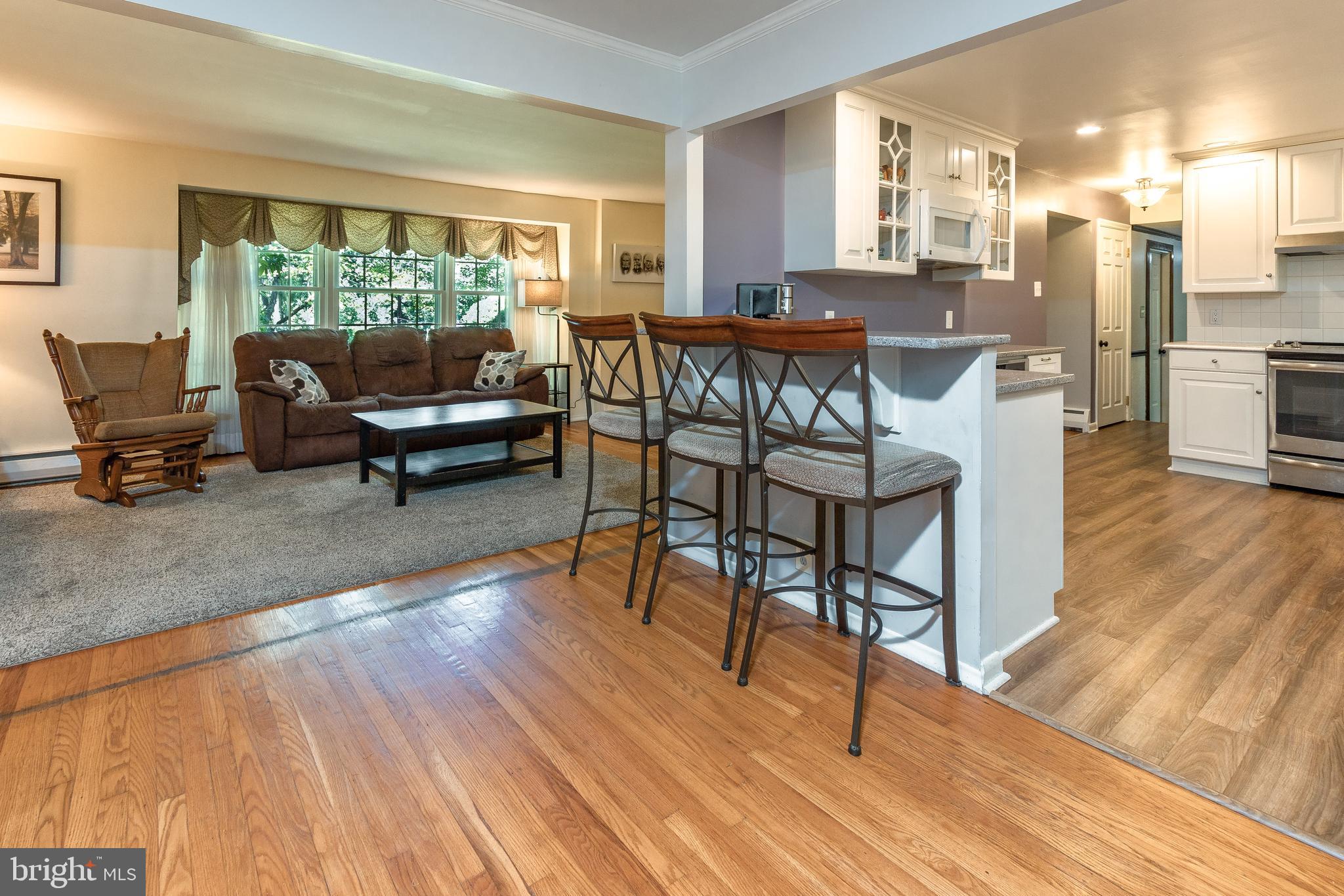 480 West Rose Tree Road Media, PA 19063 - Photo 17 of 37 Dining Room open to Kitchen & L/R