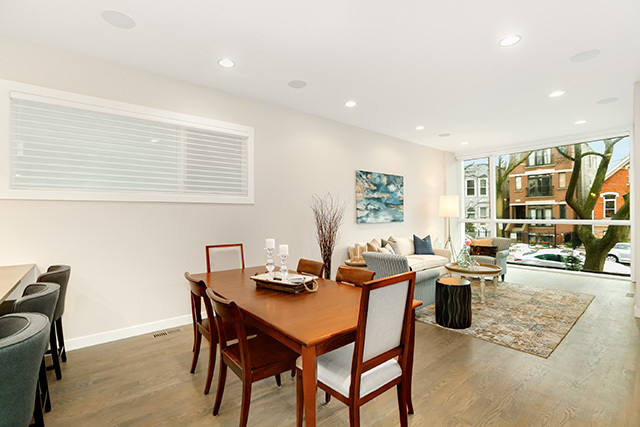 2042 West Rice Street, Unit 1 Chicago, IL 60622 - Photo 11 of 27 a view of a dining room with furniture
