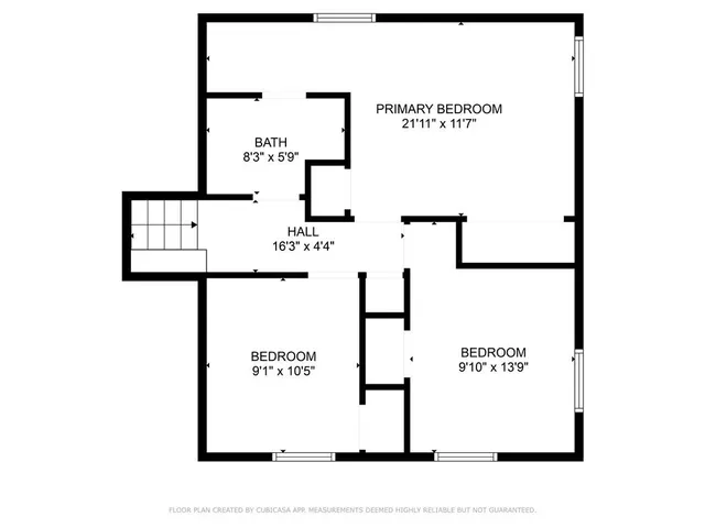 a picture of door with a white wall